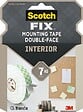 SCOTCH - Ruban double-face intérieur - Mousse - Blanc - 5m x 19mm - vignette