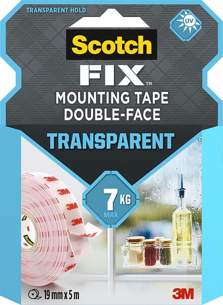 SCOTCH - Double-face transparent 5mx19mm - large