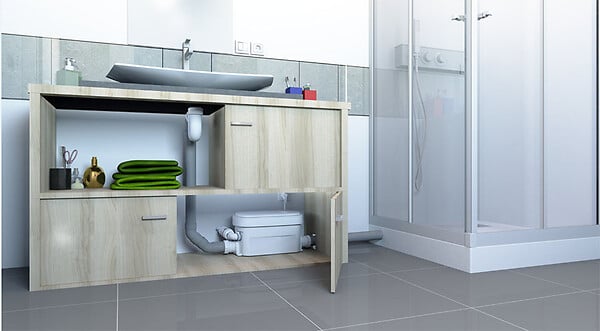 SFA - Pompe de relevage Sanipompe Douche Polypropylène Blanc 250W - large