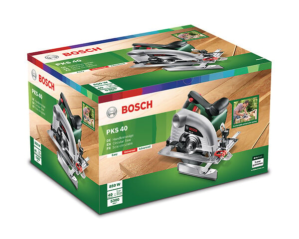 BOSCH - Scie circulaire sur bois PKS 40 - 850 W - large
