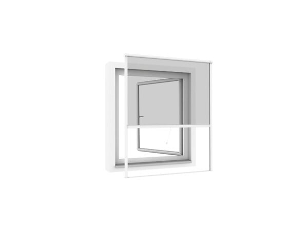 WINDHAGER - Store enrouleur moustiquaire à accrocher - Blanc - 100x160cm - large
