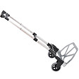 HOMCOM - Chariot diable pliable leger telescopique charge 70kg en aluminium argent-noir - vignette