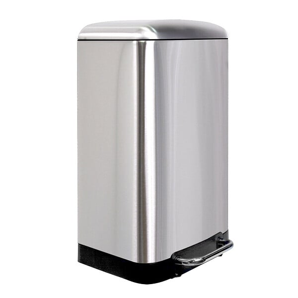 FRANDIS - Poubelle URBAN avec frein de chutte 30 L inox - large