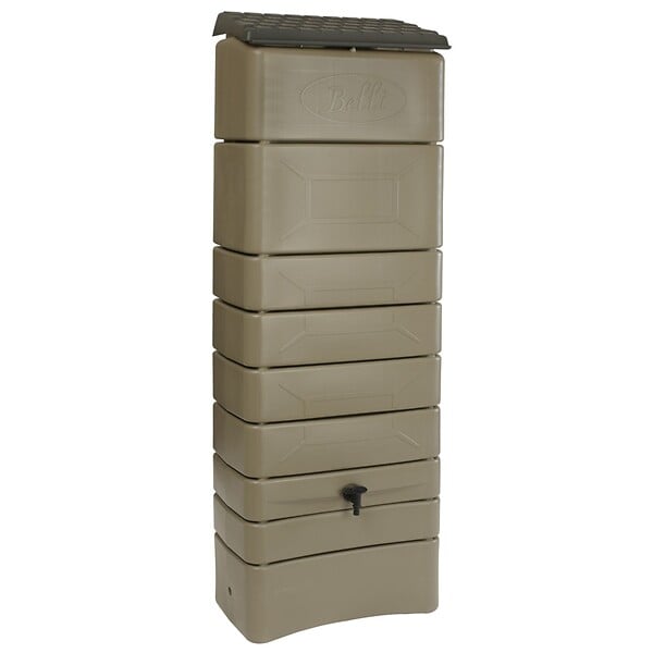 BELLI - Récupérateur à Eau Mural BELLI Taupe 300L - large