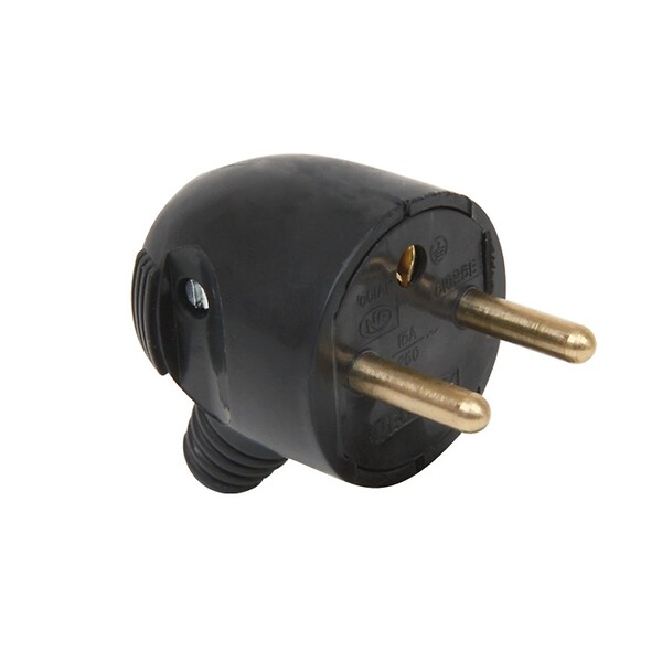 DEBFLEX Meccanico Presa 2P+T: Placca In Alluminio Con Supporto Metallo, Design Moderno