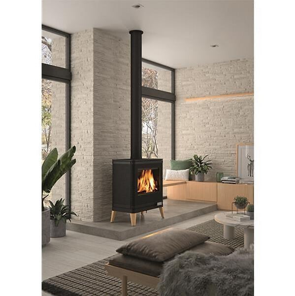 INVICTA - Poêle à Bois Fonte 9kw Noir - P610449 - large