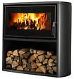 SUPRA - Poêle à Bois 7.7kw Noir - FR9010570B - vignette