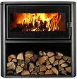 SUPRA - Poêle à Bois 7.7kw Noir - FR9010570B - vignette