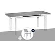 JARDILINE - Table et chaise de jardin en aluminium gris perle Ibiza Perle avec 10 chaises - Jardiline - vignette