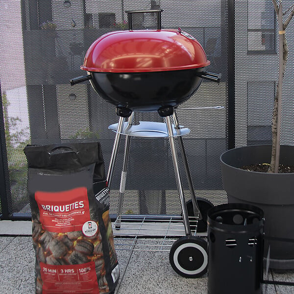 LIVOO - barbecue à charbon 41cm rouge/noir - doc172r - large