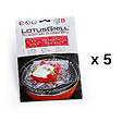 LOTUSGRILL - 5 Lots De 8 Papillottes Pour Barbecue - LOT5-GB-AL-M - vignette