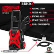 BRICK - Nettoyeur haute pression 1700W - 135 bars sur roues - Buse turbo et buse rotative - vignette