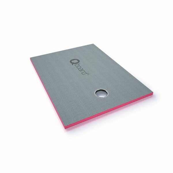 Q-BOARD - Receveur douche à carreler Qboard - 120x80cm - large