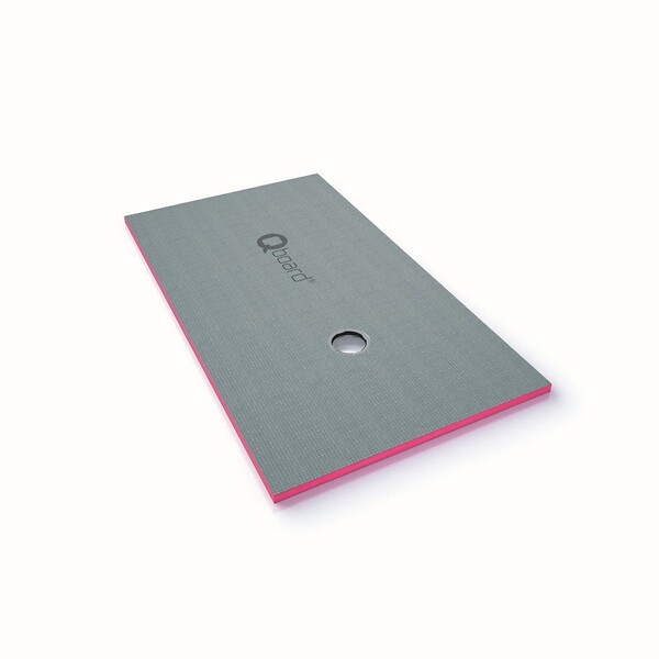 Q-BOARD - Receveur douche à carreler Qboard - L.140xl.90cm - large