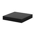 DECOSYSTEM - Étagère murale noire brillant - L.23cm - vignette