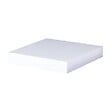 DECOSYSTEM - Etagère avec fixation blanc glossy 23 cm - vignette