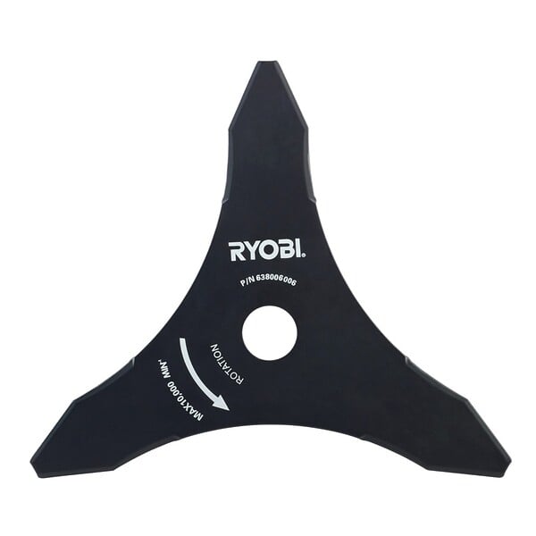 RYOBI - Lame Tri-Arc+ 26cm - Acier - 3 dents pour débroussailleuse - large