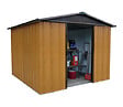 YARDMASTER - Abri de jardin en acier 1013WGY - Marron - L.303xH.212xP.396cm - vignette
