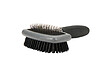 AGROBIOTHERS - Brosse carde double pour chien - Caoutchouc TPR - 2-en-1 - vignette