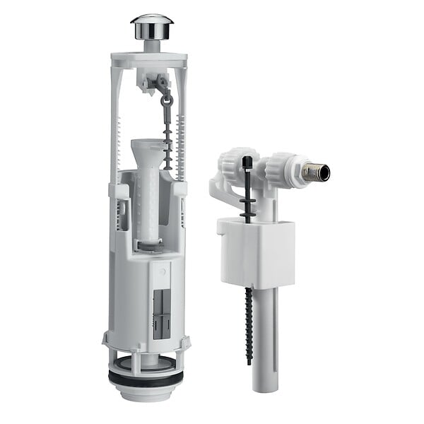 SIAMP - Kit mécanisme OPTIMA S double chasse + robinet flotteur 95L - large