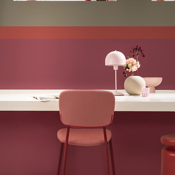 DULUX VALENTINE - Peinture Crème de Couleur - Framboise - Mat - 0,5L - large