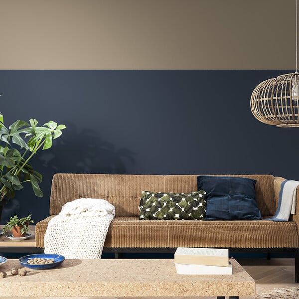 DULUX VALENTINE - Peinture Crème de Couleur - Indigo - Satin - 2,5L - large
