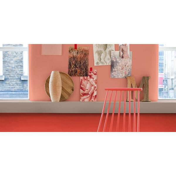 DULUX VALENTINE - Peinture murale satin - Orange Sanguine - 0,5L - large