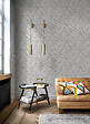 GRANDECO - Panneau décoratif intissé motif Isa - Blanc - vignette