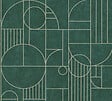 AS CREATION - Papier peint expansé intissé Arches vert-or - 0,53x10,05m - vignette