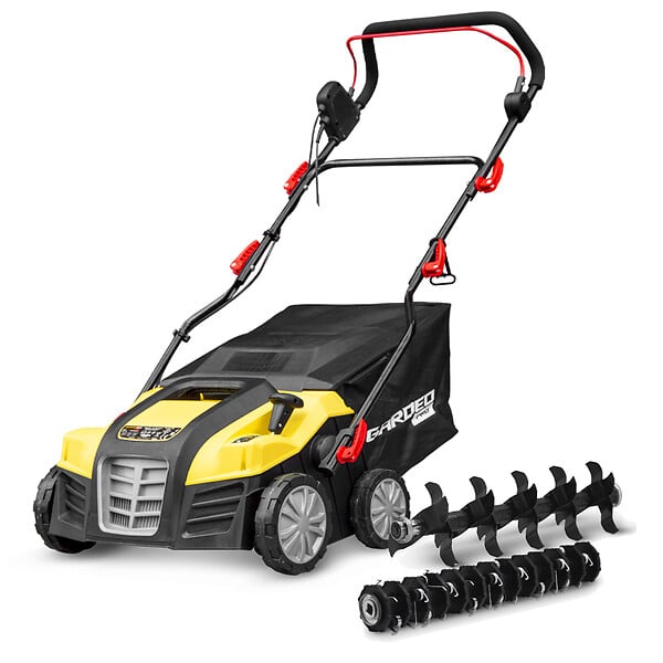 GARDEO PRO - Scarificateur emousseur electrique 1800W - 40cm - large