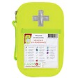 FARMOR - Trousse De Secours Véhicule 2/4 Personnes En Eva Jaune Fluo Haute Visibilité - vignette