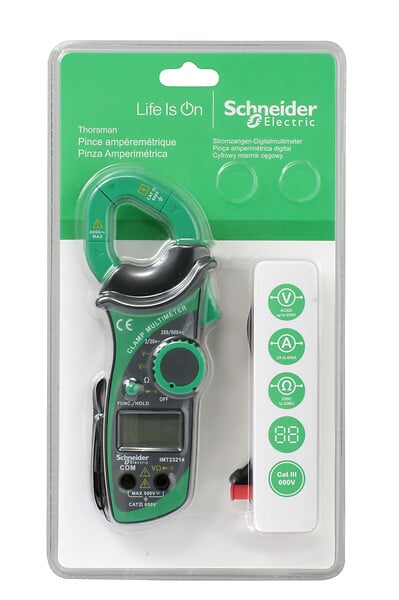 SCHNEIDER ELECTRIC - Pince mesure ampèremétrique numérique catégorie 3 - large
