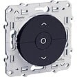SCHNEIDER ELECTRIC - Interrupteur pour volet roulant Odace Anthracite 3 boutons - vignette