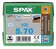 SPAX - 100 Vis Torx Autoforeuse 5x70 Spax-deck Inox A2 - Terrasse Bois Éxotique - vignette