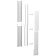 SCHNEIDER ELECTRIC - Kit goulotte Resi9 - 13 modules - 260x25,4x6,3 cm Blanc - vignette