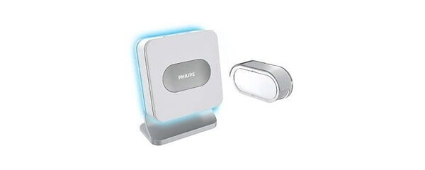 PHILIPS - Carillon sans fil WelcomeBell 300 Color - Blanc Gris - 300m - large