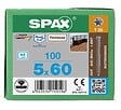 SPAX - 100 Vis Torx Autoforeuse 5x60 Spax-deck Inox A2 - Terrasse Bois Éxotique - vignette