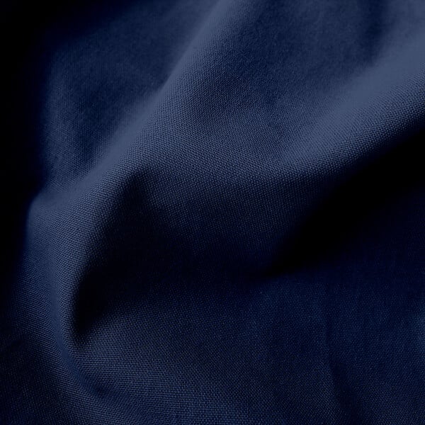 C MA DECO - Rideau en coton 8 œillets - Bleu marine - L.135xH.240cm - large