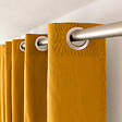C MA DECO - Rideau coton 8 œillets - Moutarde - L.135xl.240cm - vignette