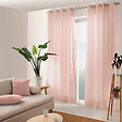 C MA DECO - Rideau coton 8 œillets - Vieux rose - L.135xH.240cm - vignette
