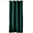 C MA DECO - Rideau coton à œillets - Vert foncé - L.135xl.240cm - vignette