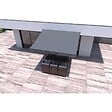 CONCEPT USINE - Store banne manuel 3 x 25 m gris ADRO $ - vignette