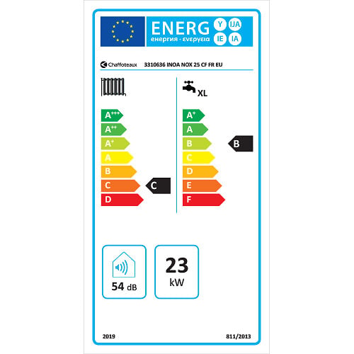 CHAFFOTEAU - Chaudière Gaz BasNox Inoa Nox Chaffoteaux 25 kW / Cheminée Nue (Sans Douilles et Dosseret) - large