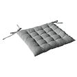 C MA DECO - Galette de chaise piquée 16 pts - Gris - L.38xl.38xEp.5cm - vignette
