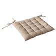 C MA DECO - Galette de chaise piquée 16 points - Naturel - 38x38x5cm - vignette