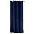 C MA DECO - Rideau 100% Polyester - Œillets - Bleu marine - 140x240cm - vignette