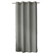 C MA DECO - Rideau 8 œillets polyester - Gris clair - 140x240cm - vignette