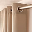C MA DECO - Rideau 8 oeillets 140x240cm naturel - vignette