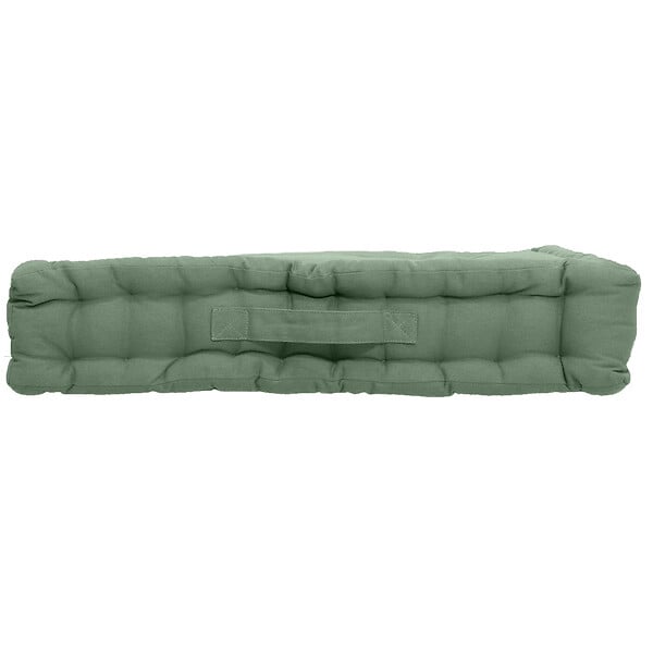 C MA DECO - Coussin de sol avec poignée coton 50x50x10cm coloris argile - large