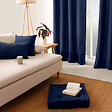 C MA DECO - Coussin de sol en coton 50x50x10cm bleu marine - vignette